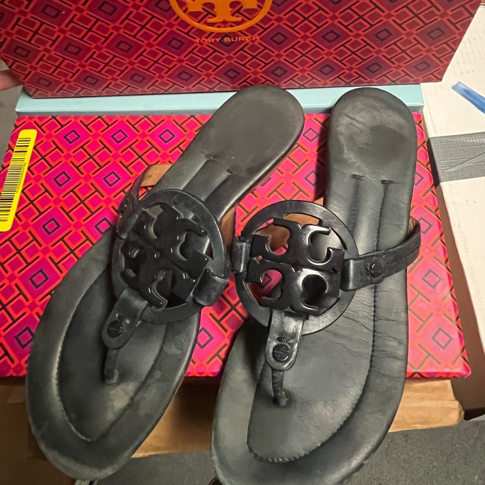 Black Tory Burch sandals
